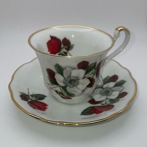Vtg - Coffee Cup with saucer - Germany - Rheinland Pfalz Hartporzellan